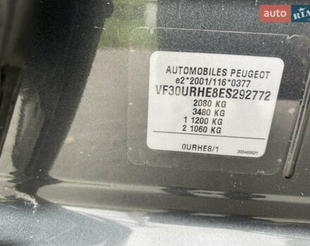 Серый Пежо 3008, объемом двигателя 2 л и пробегом 95 тыс. км за 12700 $, фото 25 на Automoto.ua