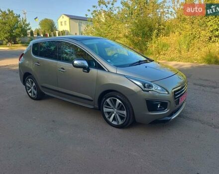 Серый Пежо 3008, объемом двигателя 2 л и пробегом 188 тыс. км за 11950 $, фото 1 на Automoto.ua