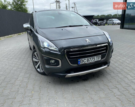 Серый Пежо 3008, объемом двигателя 2 л и пробегом 95 тыс. км за 12700 $, фото 1 на Automoto.ua