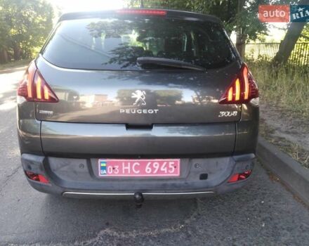 Сірий Пежо 3008, об'ємом двигуна 1.6 л та пробігом 190 тис. км за 13200 $, фото 4 на Automoto.ua