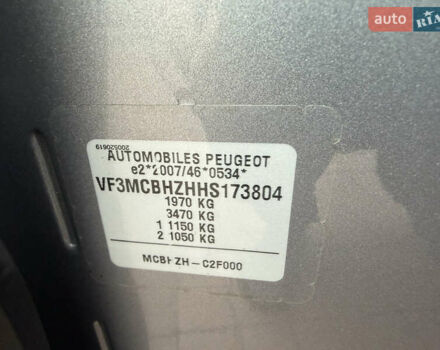 Серый Пежо 3008, объемом двигателя 1.6 л и пробегом 198 тыс. км за 17300 $, фото 60 на Automoto.ua