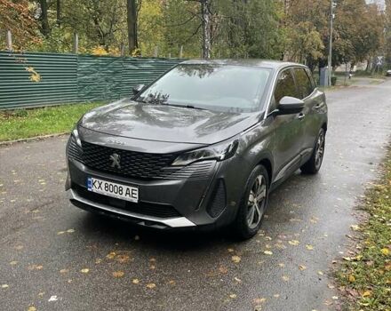 Серый Пежо 3008, объемом двигателя 1.5 л и пробегом 92 тыс. км за 22500 $, фото 1 на Automoto.ua