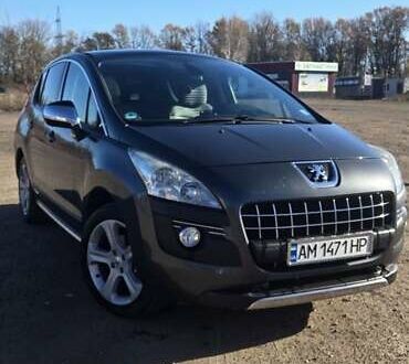 Серый Пежо 3008, объемом двигателя 1.6 л и пробегом 243 тыс. км за 9000 $, фото 1 на Automoto.ua