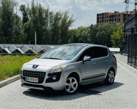 Серый Пежо 3008, объемом двигателя 2 л и пробегом 250 тыс. км за 9600 $, фото 1 на Automoto.ua