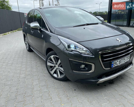 Серый Пежо 3008, объемом двигателя 2 л и пробегом 95 тыс. км за 12599 $, фото 1 на Automoto.ua
