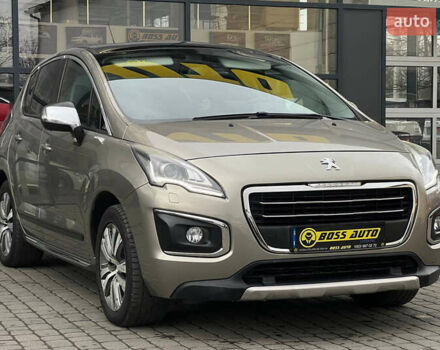 Серый Пежо 3008, объемом двигателя 2 л и пробегом 217 тыс. км за 12000 $, фото 1 на Automoto.ua