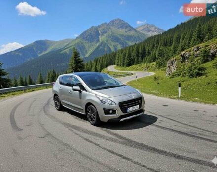 Серый Пежо 3008, объемом двигателя 2 л и пробегом 226 тыс. км за 11000 $, фото 1 на Automoto.ua
