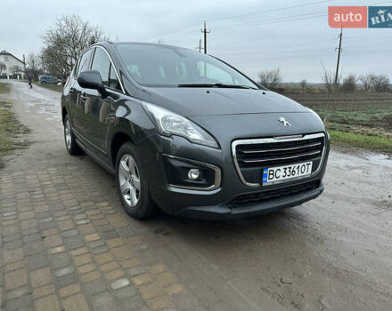 Серый Пежо 3008, объемом двигателя 1.56 л и пробегом 169 тыс. км за 13200 $, фото 1 на Automoto.ua
