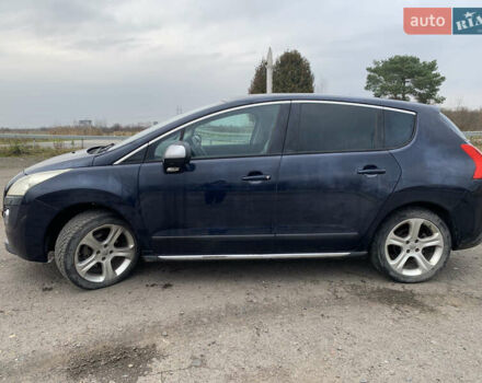 Синий Пежо 3008, объемом двигателя 1.6 л и пробегом 282 тыс. км за 8300 $, фото 3 на Automoto.ua