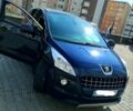 Синий Пежо 3008, объемом двигателя 1.6 л и пробегом 197 тыс. км за 8200 $, фото 1 на Automoto.ua