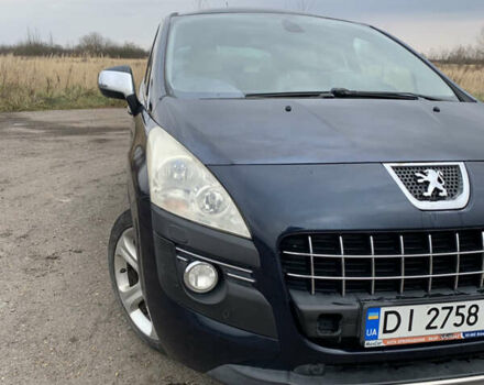 Синий Пежо 3008, объемом двигателя 1.6 л и пробегом 282 тыс. км за 8300 $, фото 2 на Automoto.ua