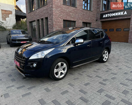 Синий Пежо 3008, объемом двигателя 2 л и пробегом 194 тыс. км за 10900 $, фото 3 на Automoto.ua