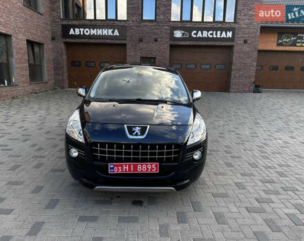 Синий Пежо 3008, объемом двигателя 2 л и пробегом 194 тыс. км за 10900 $, фото 1 на Automoto.ua