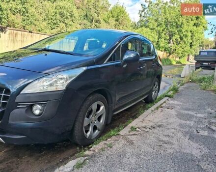 Синий Пежо 3008, объемом двигателя 1.6 л и пробегом 265 тыс. км за 8200 $, фото 1 на Automoto.ua