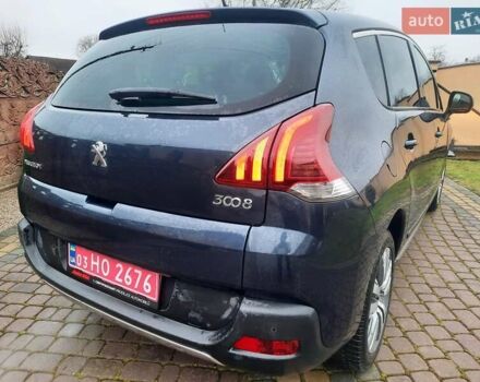 Синий Пежо 3008, объемом двигателя 2 л и пробегом 135 тыс. км за 11799 $, фото 3 на Automoto.ua
