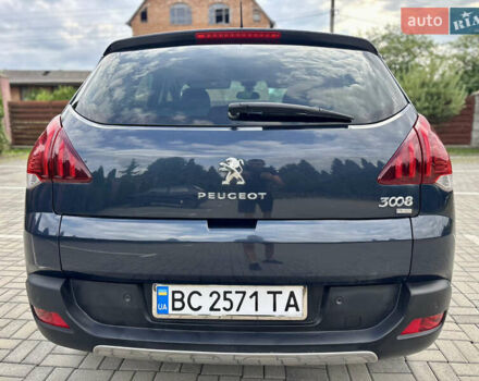 Синий Пежо 3008, объемом двигателя 1.56 л и пробегом 163 тыс. км за 10900 $, фото 14 на Automoto.ua