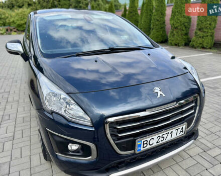 Синий Пежо 3008, объемом двигателя 1.56 л и пробегом 163 тыс. км за 10900 $, фото 5 на Automoto.ua