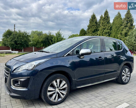 Синий Пежо 3008, объемом двигателя 1.56 л и пробегом 163 тыс. км за 10900 $, фото 6 на Automoto.ua