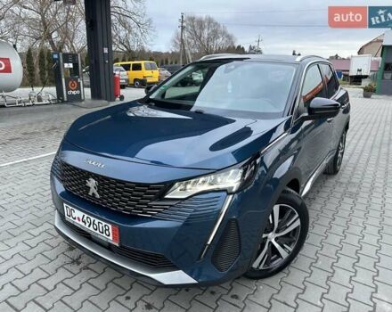 Синий Пежо 3008, объемом двигателя 1.5 л и пробегом 117 тыс. км за 23250 $, фото 10 на Automoto.ua