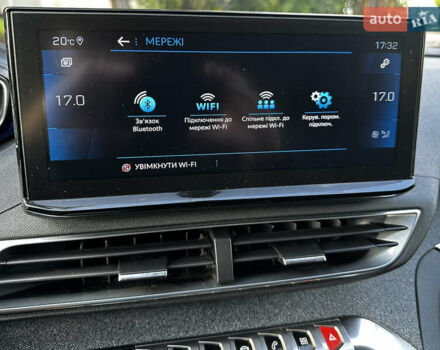 Синий Пежо 3008, объемом двигателя 1.5 л и пробегом 175 тыс. км за 22499 $, фото 91 на Automoto.ua