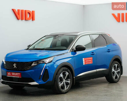 Синій Пежо 3008, об'ємом двигуна 2 л та пробігом 52 тис. км за 27672 $, фото 1 на Automoto.ua