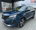 Синий Пежо 3008, объемом двигателя 1.5 л и пробегом 117 тыс. км за 23250 $, фото 1 на Automoto.ua