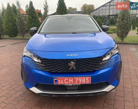 Синий Пежо 3008, объемом двигателя 1.5 л и пробегом 159 тыс. км за 22700 $, фото 1 на Automoto.ua