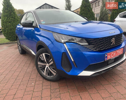 Синий Пежо 3008, объемом двигателя 1.5 л и пробегом 159 тыс. км за 22700 $, фото 3 на Automoto.ua