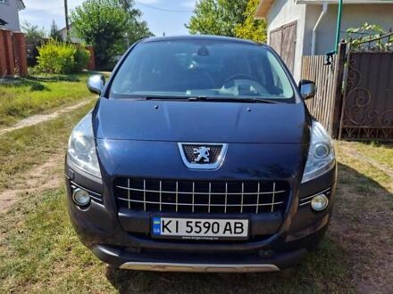 Синий Пежо 3008, объемом двигателя 1.56 л и пробегом 180 тыс. км за 7600 $, фото 1 на Automoto.ua