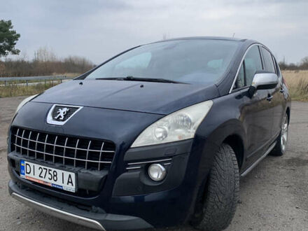 Синий Пежо 3008, объемом двигателя 1.6 л и пробегом 282 тыс. км за 8300 $, фото 1 на Automoto.ua