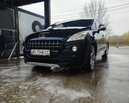 Синий Пежо 3008, объемом двигателя 1.6 л и пробегом 187 тыс. км за 7500 $, фото 1 на Automoto.ua