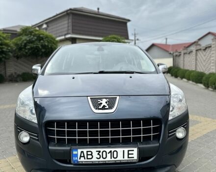 Синий Пежо 3008, объемом двигателя 1.6 л и пробегом 185 тыс. км за 9350 $, фото 1 на Automoto.ua
