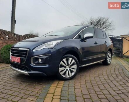 Синий Пежо 3008, объемом двигателя 2 л и пробегом 135 тыс. км за 11799 $, фото 1 на Automoto.ua