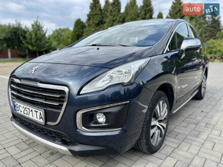 Пежо 3008 2015 в Самборе на Automoto.ua Синий Пежо 3008, объемом двигателя 1.56 л и пробегом 163 тыс. км за 10900 $, фото 1 на Automoto.ua