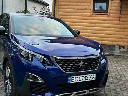 Синий Пежо 3008, объемом двигателя 2 л и пробегом 161 тыс. км за 18888 $, фото 1 на Automoto.ua