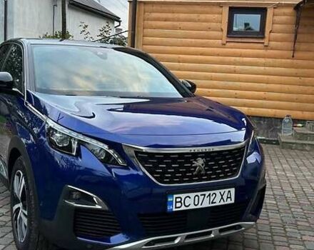 Синий Пежо 3008, объемом двигателя 2 л и пробегом 161 тыс. км за 18888 $, фото 1 на Automoto.ua