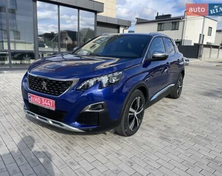 Синий Пежо 3008, объемом двигателя 2 л и пробегом 180 тыс. км за 19900 $, фото 1 на Automoto.ua