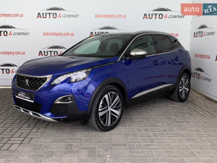 Синій Пежо 3008, об'ємом двигуна 2 л та пробігом 176 тис. км за 22450 $, фото 1 на Automoto.ua