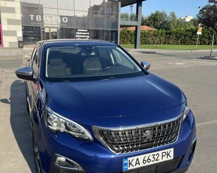 Синий Пежо 3008, объемом двигателя 1.5 л и пробегом 107 тыс. км за 22500 $, фото 1 на Automoto.ua