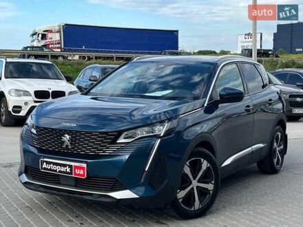 Синий Пежо 3008, объемом двигателя 2 л и пробегом 73 тыс. км за 27790 $, фото 1 на Automoto.ua