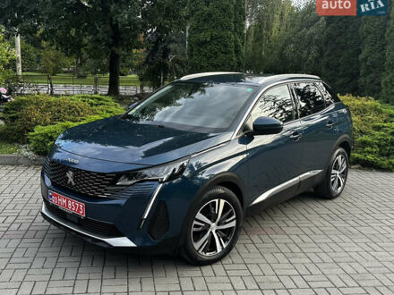 Синий Пежо 3008, объемом двигателя 1.5 л и пробегом 170 тыс. км за 23350 $, фото 1 на Automoto.ua