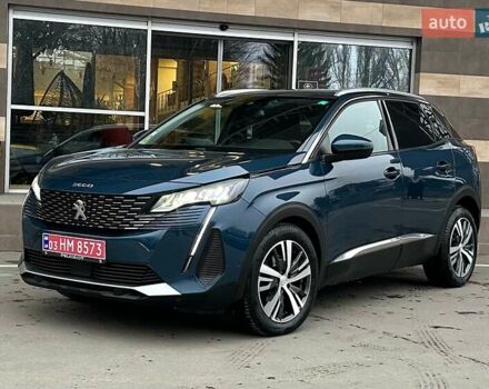 Синий Пежо 3008, объемом двигателя 1.5 л и пробегом 175 тыс. км за 22499 $, фото 1 на Automoto.ua