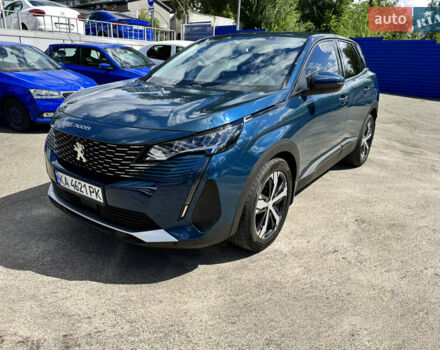 Синій Пежо 3008, об'ємом двигуна 1.5 л та пробігом 53 тис. км за 25999 $, фото 1 на Automoto.ua