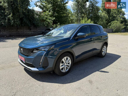 Синий Пежо 3008, объемом двигателя 1.5 л и пробегом 175 тыс. км за 21500 $, фото 1 на Automoto.ua
