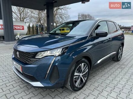 Синий Пежо 3008, объемом двигателя 1.5 л и пробегом 117 тыс. км за 23250 $, фото 1 на Automoto.ua
