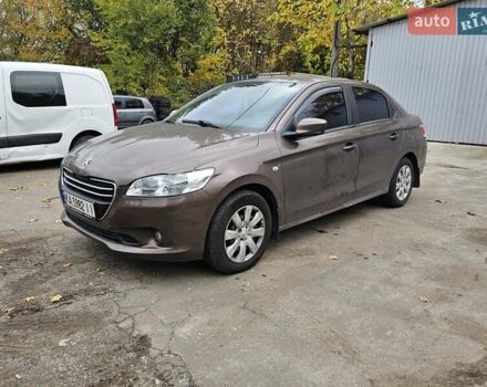 Пежо 301 2015 в Киеве на Automoto.ua Коричневый Пежо 301, объемом двигателя 1.2 л и пробегом 170 тыс. км за 5000 $, фото 4 на Automoto.ua