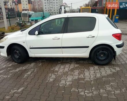 Білий Пежо 307, об'ємом двигуна 1.59 л та пробігом 370 тис. км за 3300 $, фото 1 на Automoto.ua