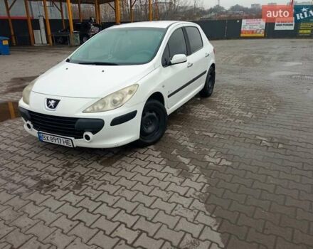 Білий Пежо 307, об'ємом двигуна 1.59 л та пробігом 370 тис. км за 3300 $, фото 2 на Automoto.ua