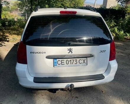 Белый Пежо 307, объемом двигателя 1.59 л и пробегом 600 тыс. км за 4500 $, фото 11 на Automoto.ua