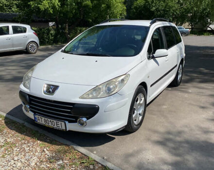 Білий Пежо 307, об'ємом двигуна 1.6 л та пробігом 220 тис. км за 4900 $, фото 1 на Automoto.ua